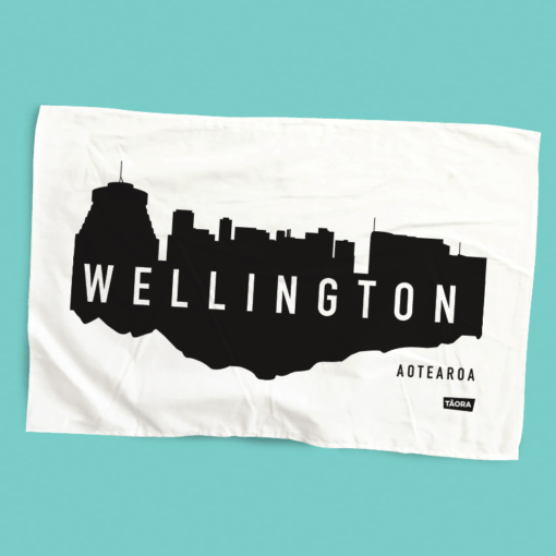 Wellington tea towel