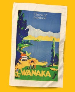 Wanaka Tea Towel Printed
