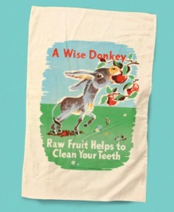 Vintage Health Poster Tea Towels