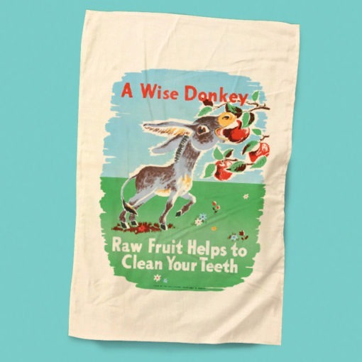 Wise Donkey Vintage Health Poster